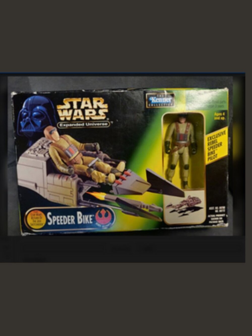 New Boxed Vintage Kenner 1997 Star Wars Expanded Universe Speeder Bike